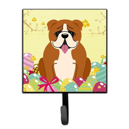 Carolines Treasures Easter Eggs English Bulldog Red White Leash or Key Holder BB6120SH4